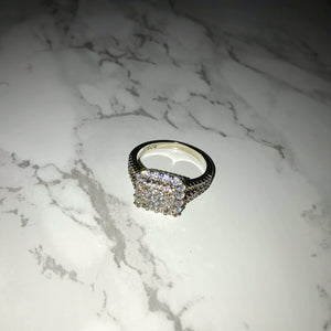 Sterling Silver Womens AAA Cubic Zircon Crystals Stones Ring Icy Bae Icy Szn UK Worldwide Shipping Kylie Jenner Kim Kardashian Jewellery