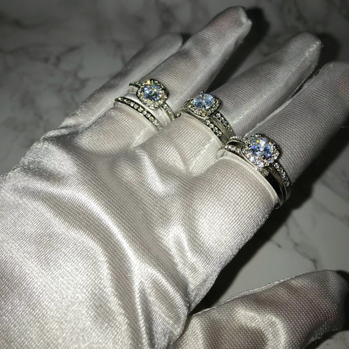 Sterling Silver Womens AAA Cubic Zircon Crystals Stones Ring Icy Bae Icy Szn UK Worldwide Shipping Kylie Jenner Kim Kardashian Jewellery
